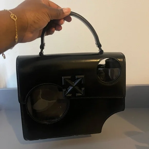 Off white Meteor Jitney Leather Bag - Picture 3 of 15